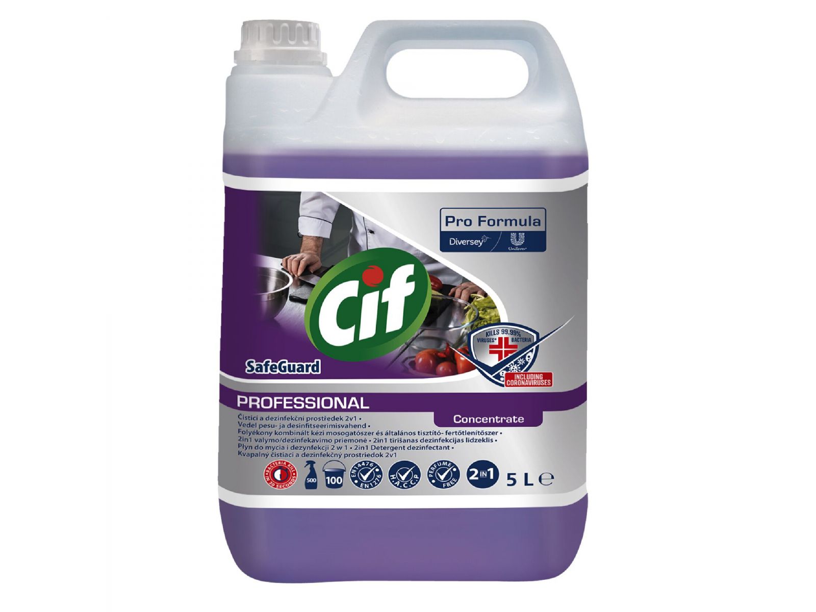 Cif Pro Formula Safeguard Koncentrat 5L Myjąco-dezynfekujący